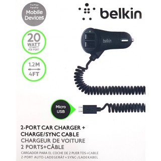 Зарядно за кола USB 12 / 24V Belkin